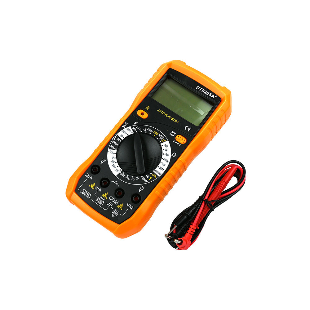DT9205A+ Digital Multimeter wiith Probes - Electra Traders | Electronic Components & Gadgets India