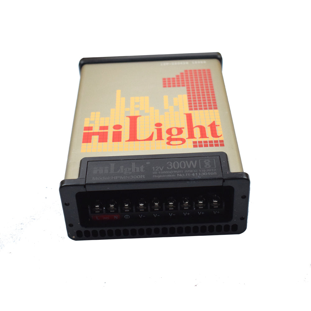 Hilight 12V 300W Rain Proof Power Supply for LED Drives - Electra Traders | Electronic Components & Gadgets India
