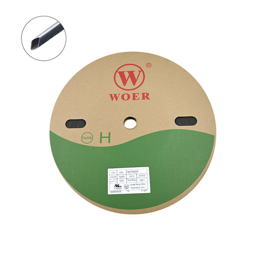 8mm Black Heat Shrink Sleeve 100 Meter Roll - Electra Traders | Electronic Components & Gadgets India