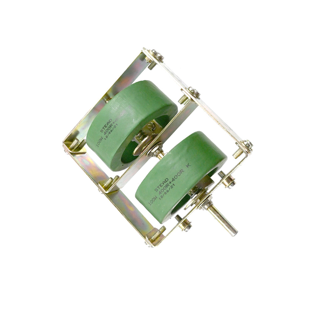 Stead 400R+400R 100W Wire Wound Potentiometer Resistor - Electra Traders | Electronic Components & Gadgets India