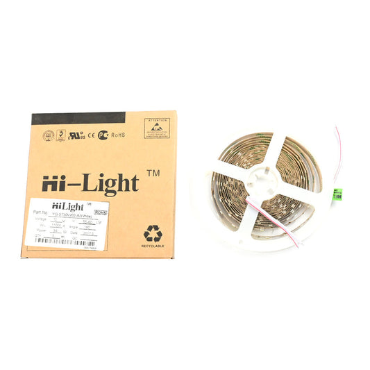 HiLight 12V 34W White 5 Meter LED Strip in 5730 Package - Electra Traders | Electronic Components & Gadgets India