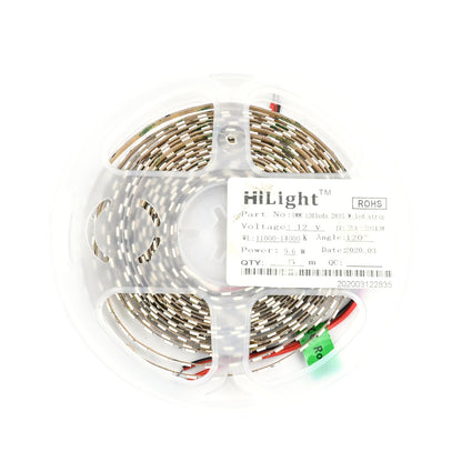 HiLight 12V 9.6W White 5 Meter LED Strip in 2835 Package - Electra Traders | Electronic Components & Gadgets India