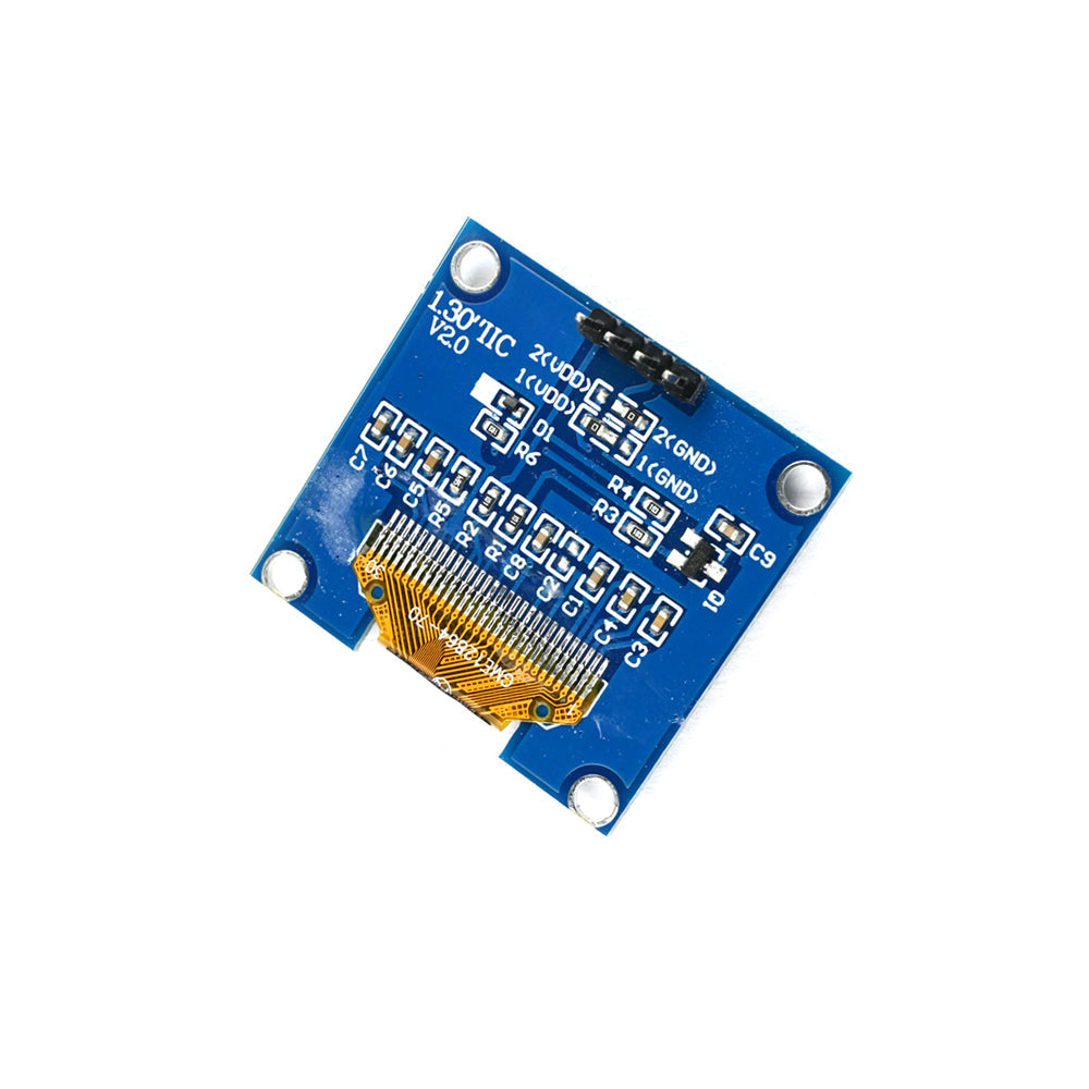 1.3" OLED Blue Display Module with Regulator - Electra Traders | Electronic Components & Gadgets India