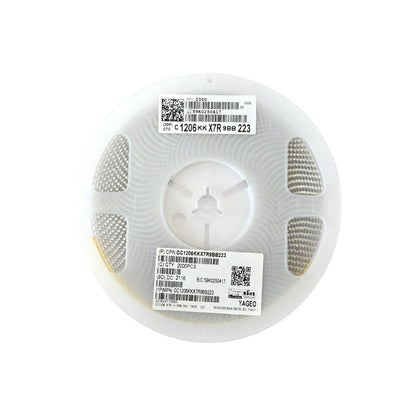 YAGEO 22nf 0.22uf 50V 1206 SMD Capacitor (Pack of 2000) - Electra Traders | Electronic Components & Gadgets India