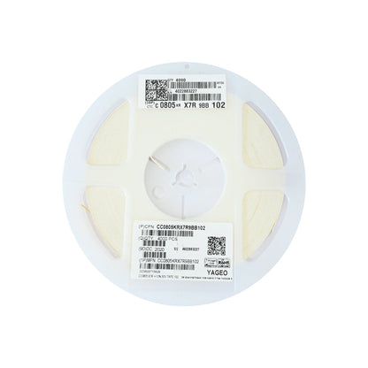 YAGEO 1nf 50V 0805 SMD Capacitor (Pack of 4000) - Electra Traders | Electronic Components & Gadgets India