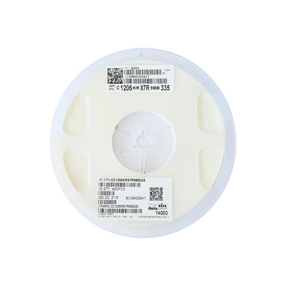 YAGEO 3300nf 3.3uf 50V 1206 SMD Capacitor (Pack of 4000) - Electra Traders | Electronic Components & Gadgets India