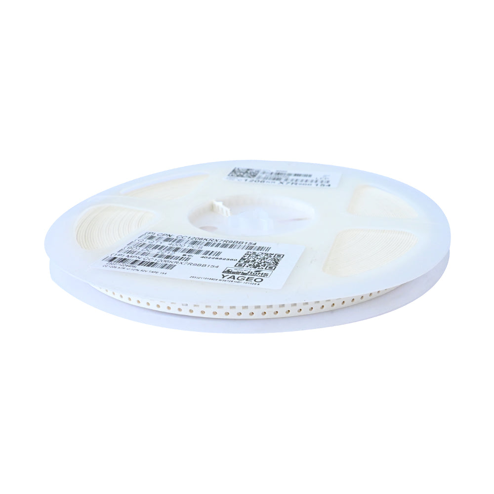 YAGEO 150nf 0.15uf 50V 1206 SMD Capacitor (Pack of 4000) - Electra Traders | Electronic Components & Gadgets India