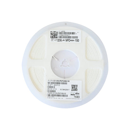 YAGEO 15pf 0.015nf 50V 1206 SMD Capacitor (Pack of 4000) - Electra Traders | Electronic Components & Gadgets India
