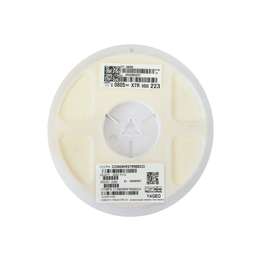YAGEO 22nf 50V 0805 SMD Capacitor (Pack of 4000) - Electra Traders | Electronic Components & Gadgets India