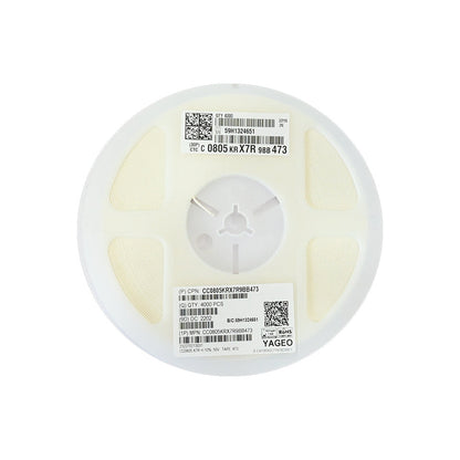 YAGEO 47nf 0.047uf 50V 0805 SMD Capacitor (Pack of 4000) - Electra Traders | Electronic Components & Gadgets India