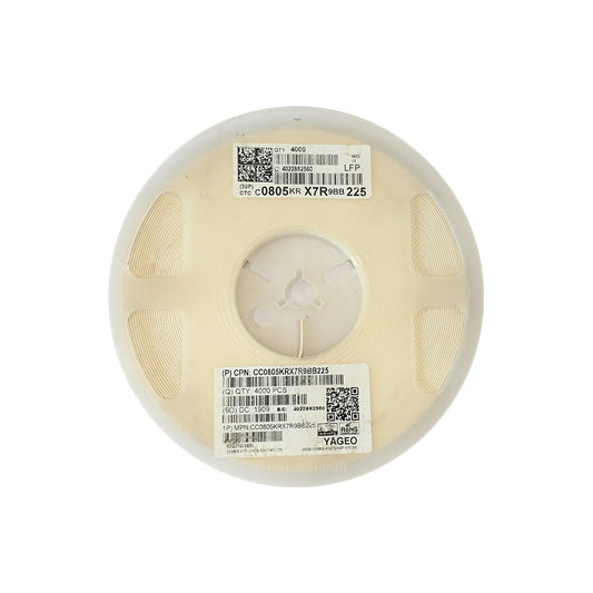 YAGEO 225 2.2uf 50V 0805 SMD Capacitor - Electra Traders | Electronic Components & Gadgets India