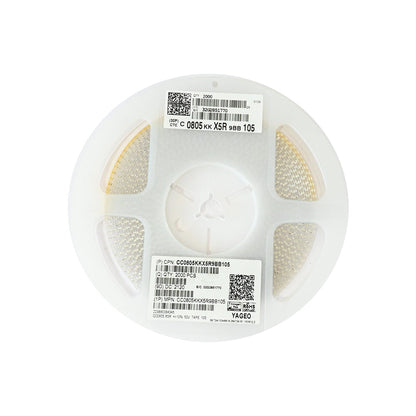 YAGEO 1uf 50V 0805 SMD Capacitor (Pack of 2000) - Electra Traders | Electronic Components & Gadgets India