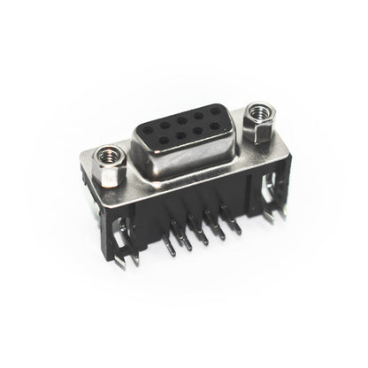 DB9 Female Right Angle Connector Through Hole - Electra Traders | Electronic Components & Gadgets India