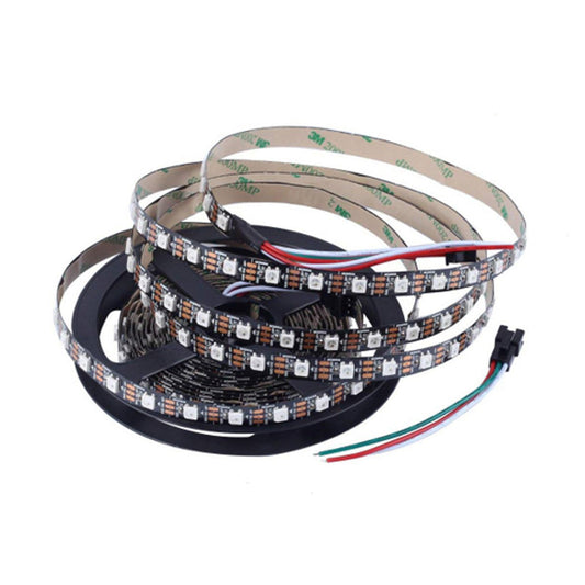 DC 5V WS2812B Addressable LED Strip 5 meter (Non Waterproof) 60 LEDs/m - Electra Traders | Electronic Components & Gadgets India