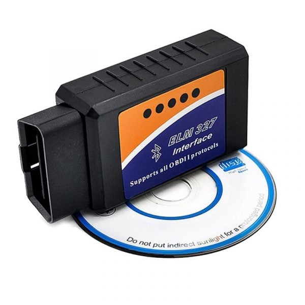 ELM327 OBD2 V2.1 Bluetooth Interface Auto Car Diagnostic Scanner - Electra Traders | Electronic Components & Gadgets India