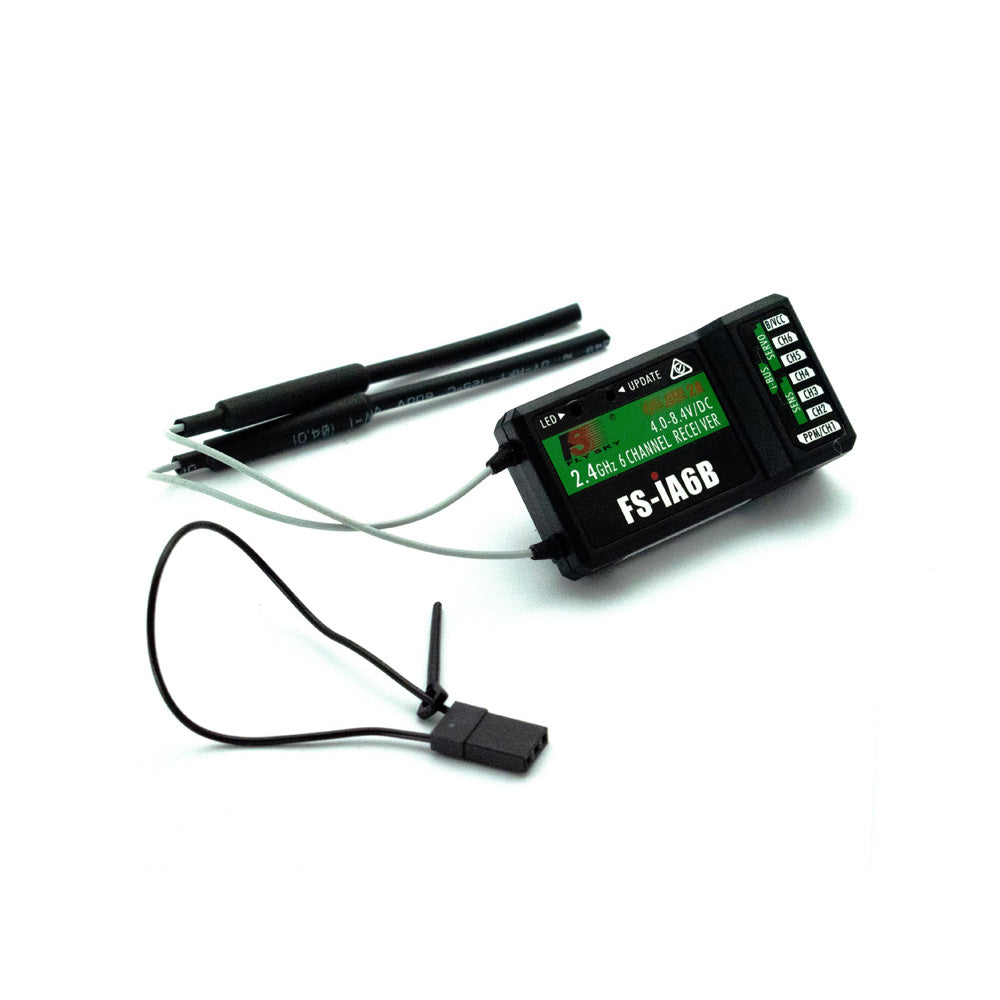 FlySky FS-i6 2.4GHz 6CH PPM RC Transmitter With FS-iA6B Receiver - Electra Traders | Electronic Components & Gadgets India