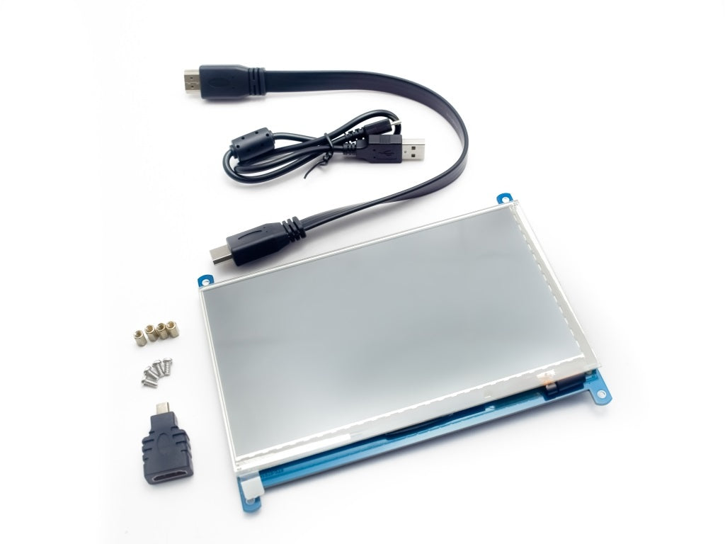 7 Inch HDMI LCD (H) 1024x600 IPS Capacitive Touch - Waveshare - Electra Traders | Electronic Components & Gadgets India