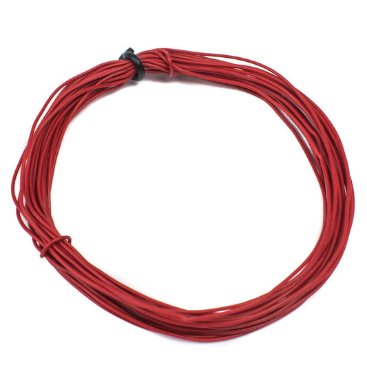 1/31 SWG Single Strand Wire (Red) 5 Meter - Electra Traders | Electronic Components & Gadgets India