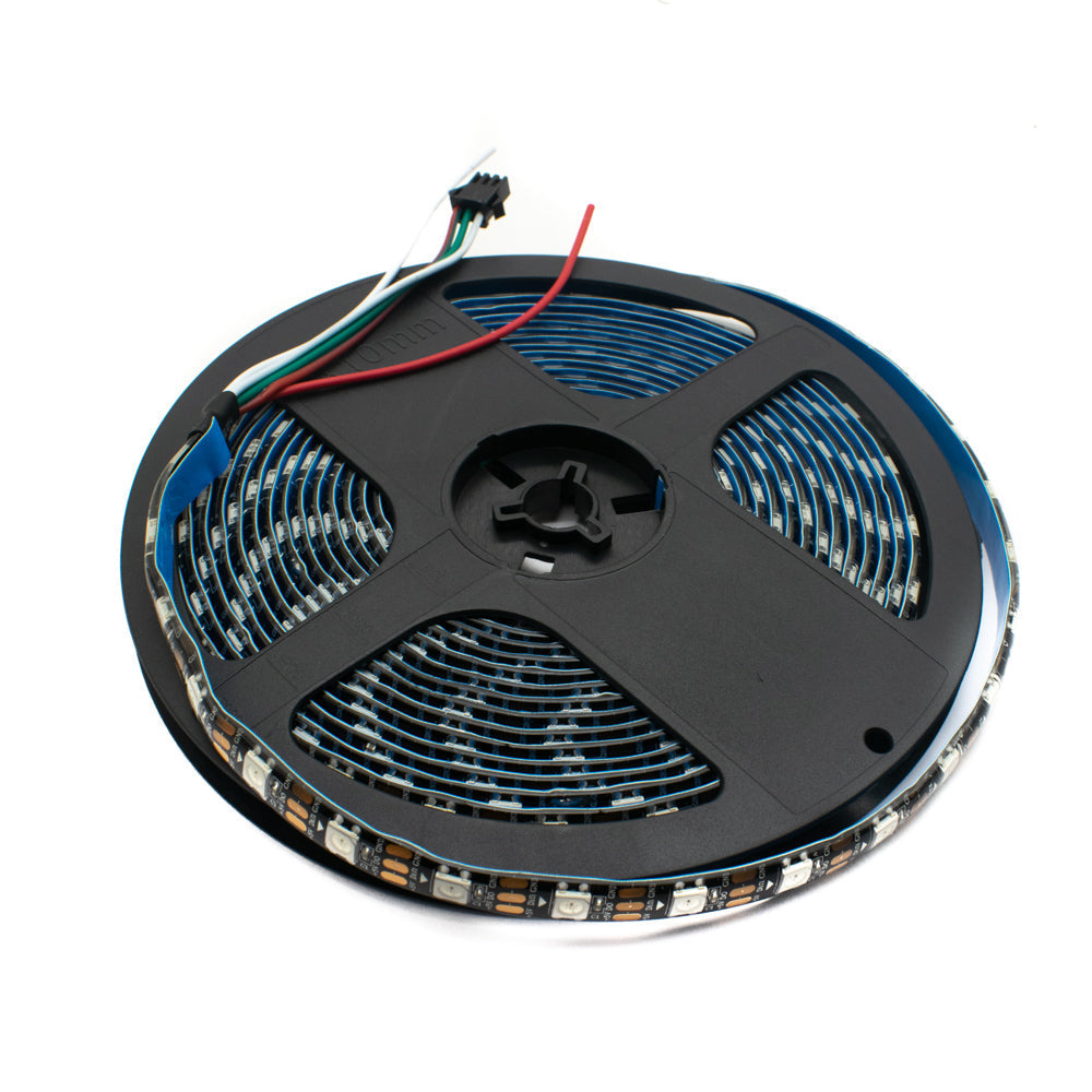 DC 5V WS2812B Addressable LED Strip 5 meter (IP65 Waterproof) 60 LEDs/m - Electra Traders | Electronic Components & Gadgets India