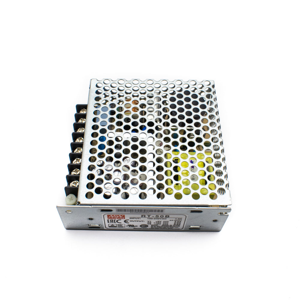 Meanwell RT50B SMPS +5V,+12V,-12V 50W Triple Output Switching Power Supply - Electra Traders | Electronic Components & Gadgets India