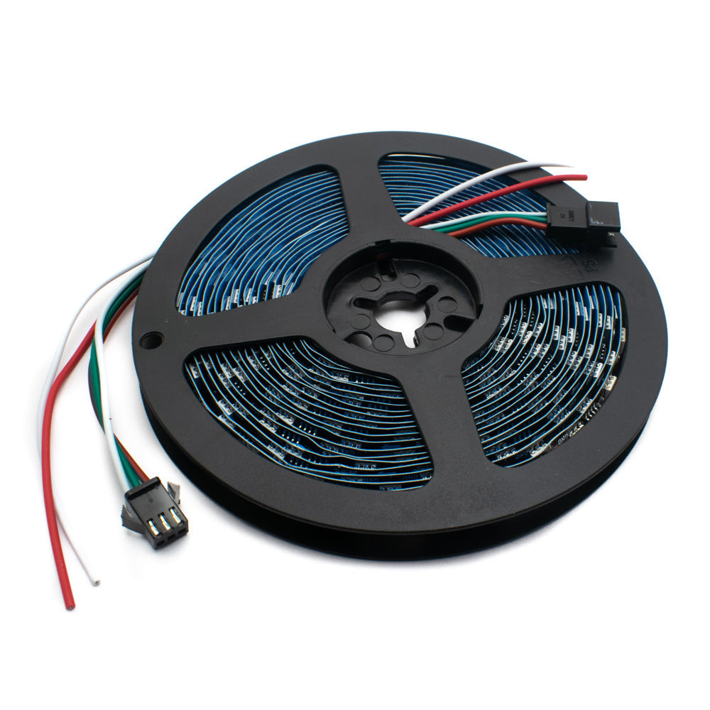 WS2811 60 LEDs/m RGB Addressable LED Pixel Strip Light 12V DC Programmable (Non-Waterproof) 5 Meter - Electra Traders | Electronic Components & Gadgets India