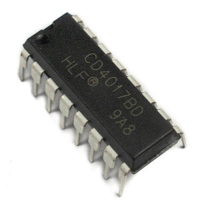 CD4017 Decade Counter IC DIP-16 Package - Electra Traders | Electronic Components & Gadgets India