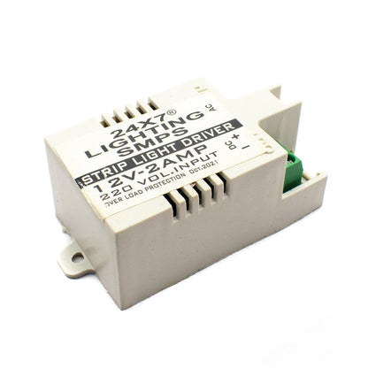 12V 2A Led Strip Power Supply for 5050 Led Strip - Electra Traders | Electronic Components & Gadgets India