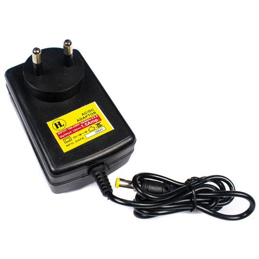 12V 1.5A DC Power Supply Adapter - Electra Traders | Electronic Components & Gadgets India