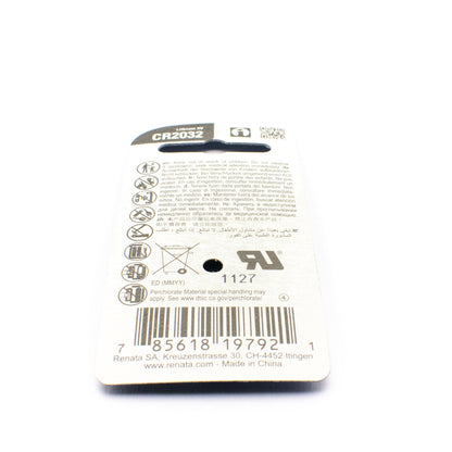 Renata CR2032 3V Lithium Coin Cell Battery - Electra Traders | Electronic Components & Gadgets India