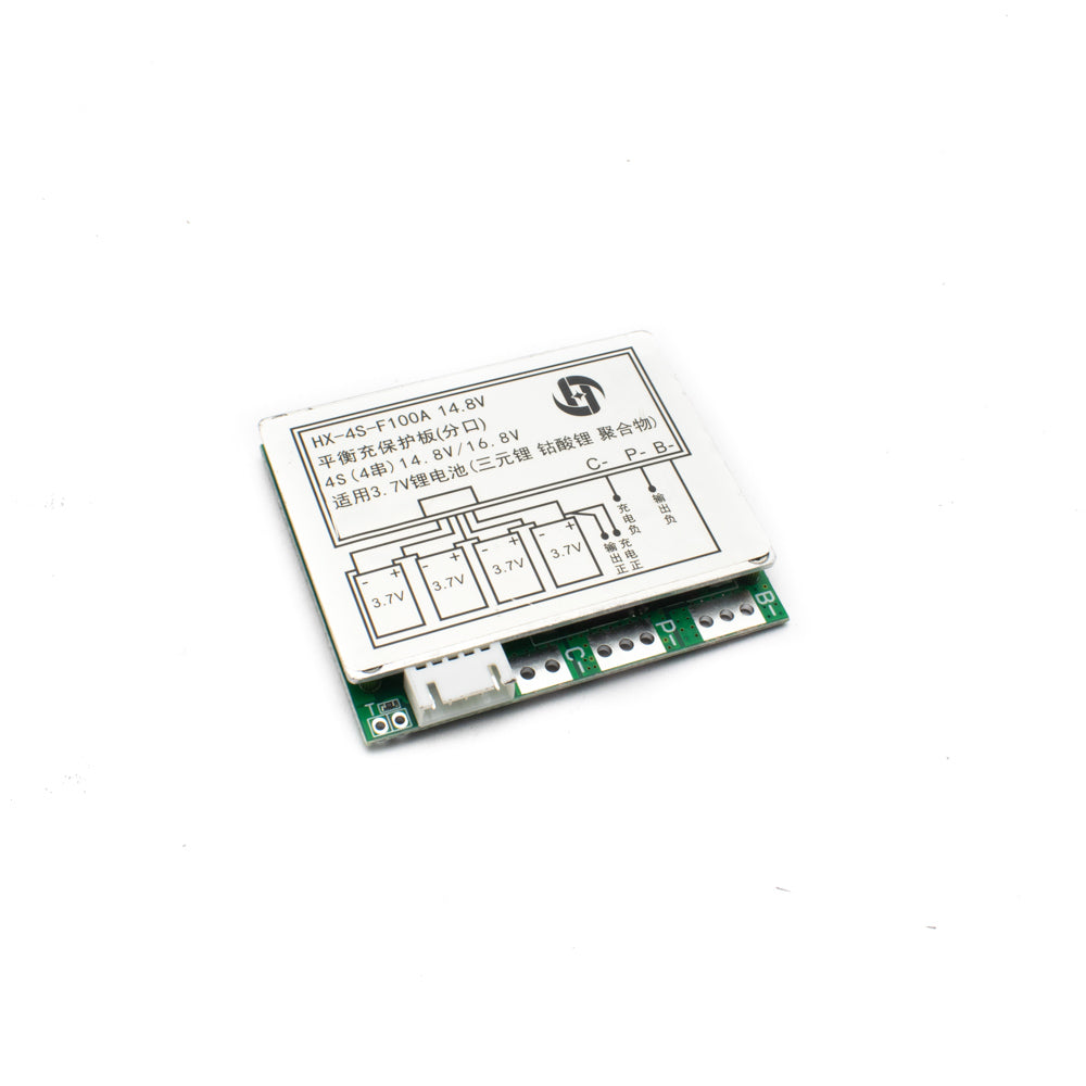 4S 14.8V 100A with Balance Charging Li-ion 18650 battery BMS Protection - Electra Traders | Electronic Components & Gadgets India