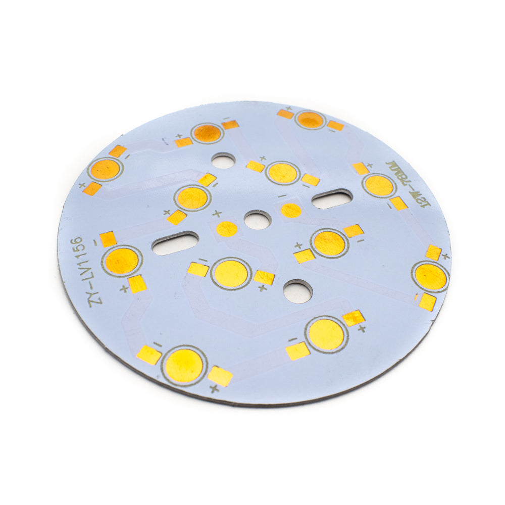 12W High Power 12 LED Aluminum Base Plate - Electra Traders | Electronic Components & Gadgets India