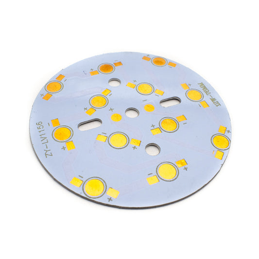 12W High Power 12 LED Aluminum Base Plate - Electra Traders | Electronic Components & Gadgets India
