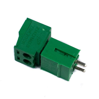 2 Pin Plugin Terminal Right Angle 3.81mm Male-Female Pair - Electra Traders | Electronic Components & Gadgets India