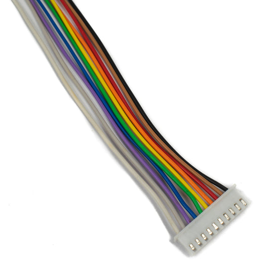 10 Pin JST Cable Connector Female - 2.54mm Pitch - Electra Traders | Electronic Components & Gadgets India