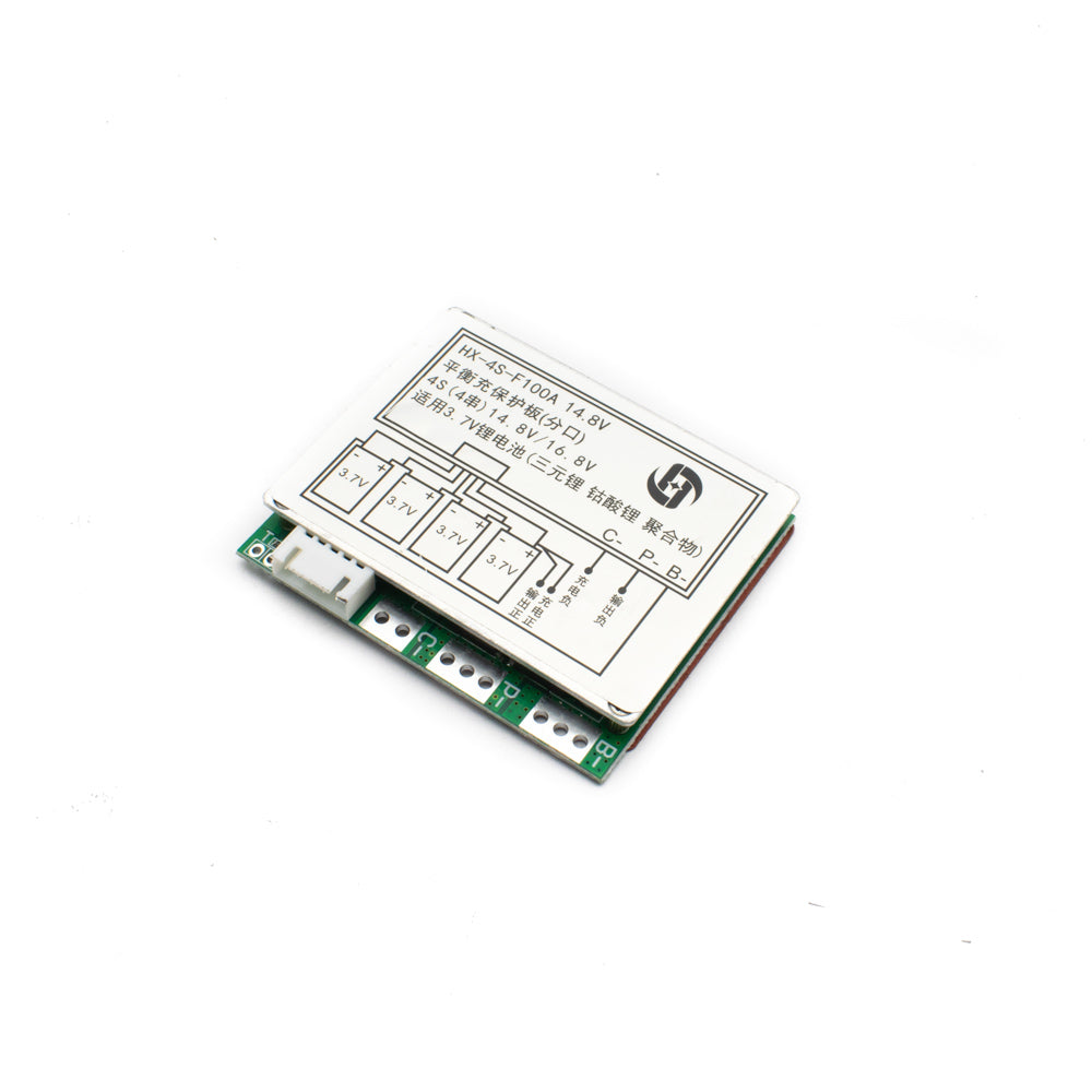 4S 14.8V 100A with Balance Charging Li-ion 18650 battery BMS Protection - Electra Traders | Electronic Components & Gadgets India