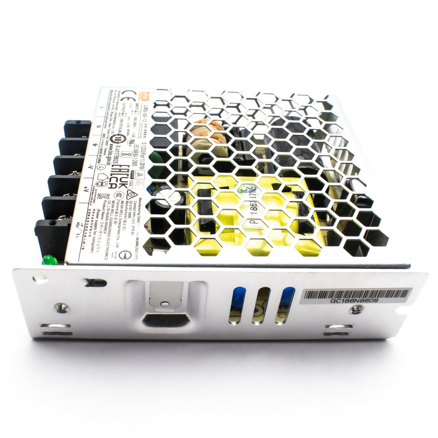 12V 50W Meanwell SMPS (LRS-50-12) - Electra Traders | Electronic Components & Gadgets India