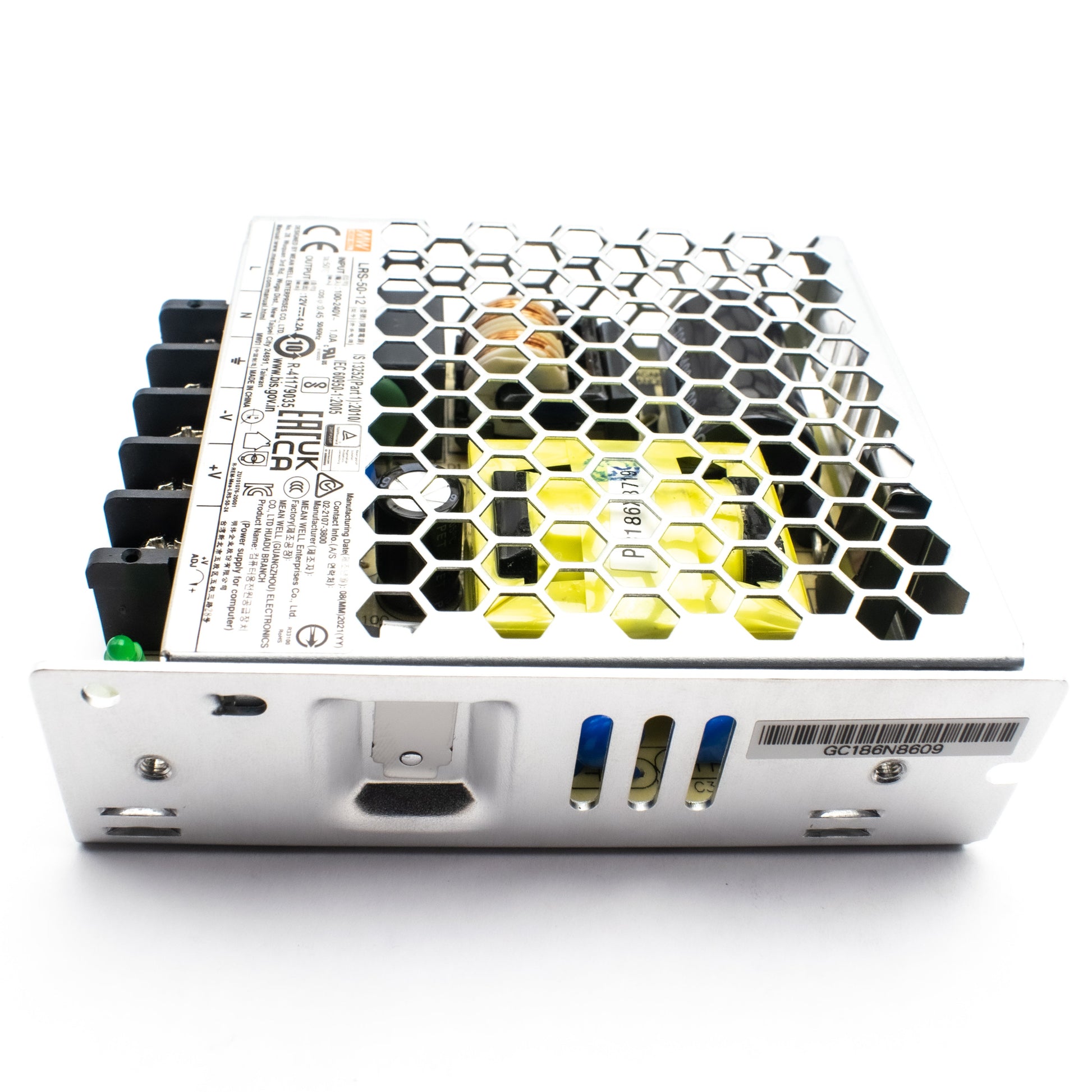 12V 50W Meanwell SMPS (LRS-50-12) - Electra Traders | Electronic Components & Gadgets India