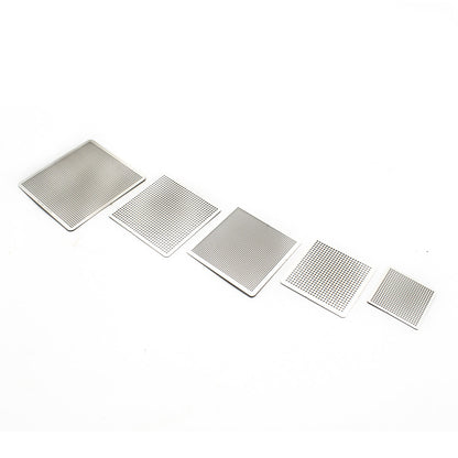Hoki Universal BGA Reballing Stencils for Rework Station - Electra Traders | Electronic Components & Gadgets India