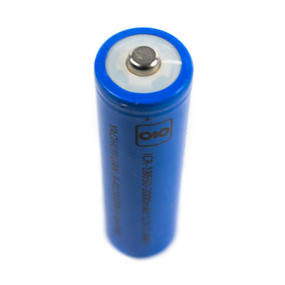 3.7V 2000mAh Lithium-Ion Battery ICR18650 with Tip Top - Electra Traders | Electronic Components & Gadgets India