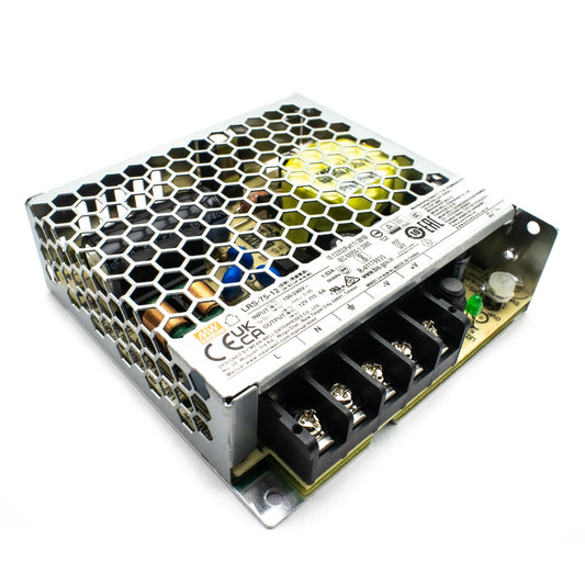 LRS-75-12 Mean Well SMPS - 12V 6A - 72W Metal Power Supply - Electra Traders | Electronic Components & Gadgets India