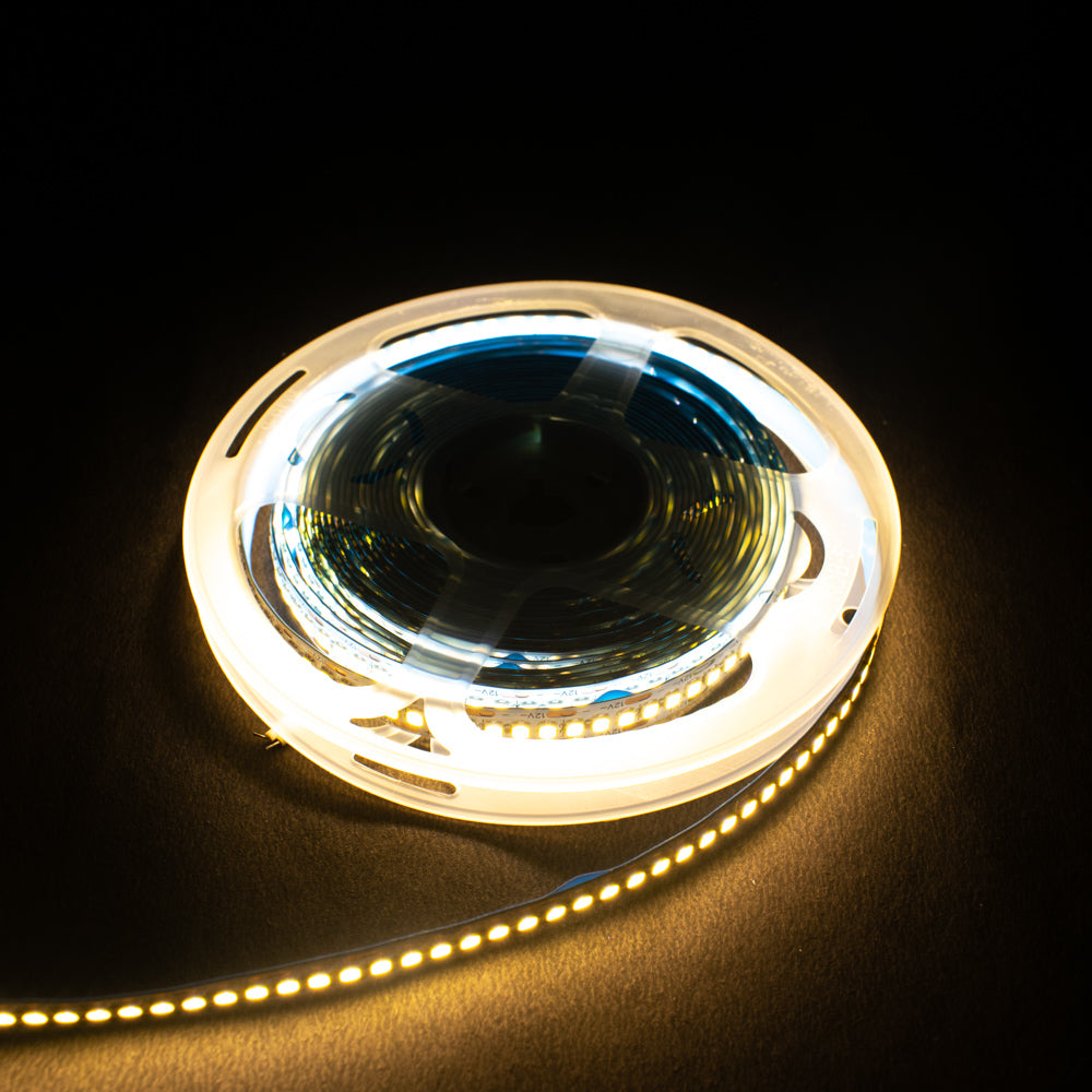 Warm White LED Strip 2835 SMD 12V 5 meter (240LEDs/m) - Electra Traders | Electronic Components & Gadgets India