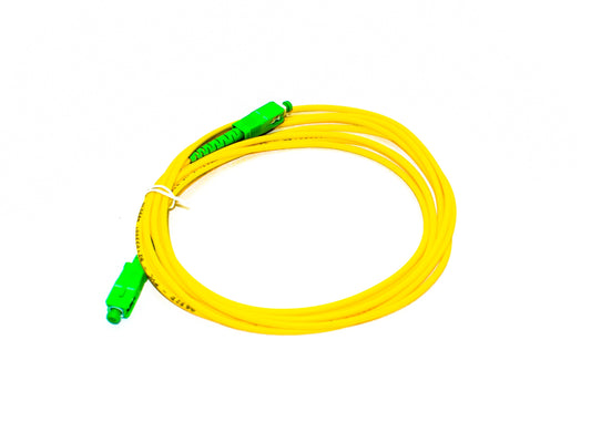 SC / APC - SC / APC 3 Meter SM SX 3.0mm Optical Fiber Patch Cord - Electra Traders | Electronic Components & Gadgets India