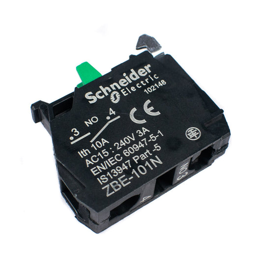 ZBE101 Schneider Contact Block Normally open - Electra Traders | Electronic Components & Gadgets India