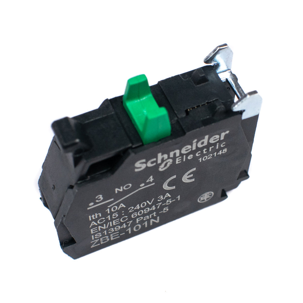ZBE101 Schneider Contact Block Normally open - Electra Traders | Electronic Components & Gadgets India