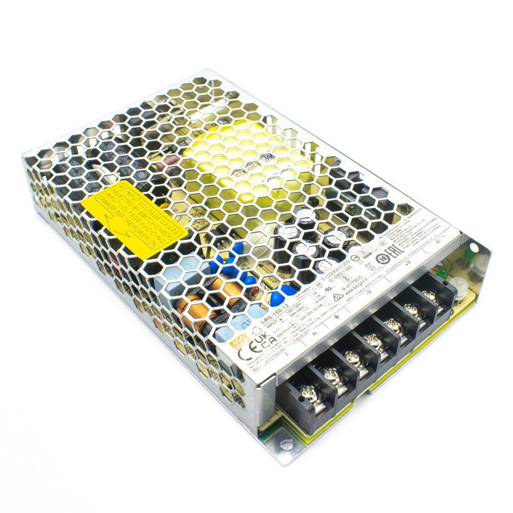 12V 150W Meanwell SMPS (LRS-150-12) - Electra Traders | Electronic Components & Gadgets India