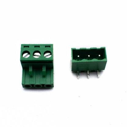 3 Pin Male-Female Pair Plug-in Screw Terminal Block Connector Box Type - Electra Traders | Electronic Components & Gadgets India