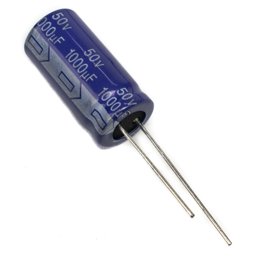 1000uF 50V Polar Capacitors - Electra Traders | Electronic Components & Gadgets India