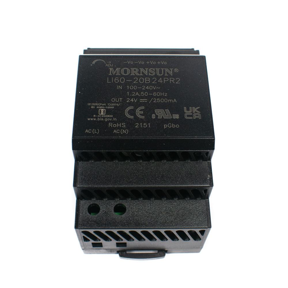24V 2.5A Mornsun Power Supply (LI60-20B24PR2) - Electra Traders | Electronic Components & Gadgets India