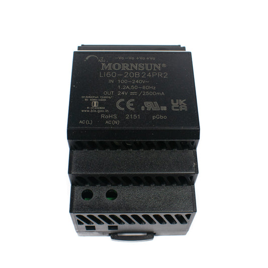 24V 2.5A Mornsun Power Supply (LI60-20B24PR2) - Electra Traders | Electronic Components & Gadgets India