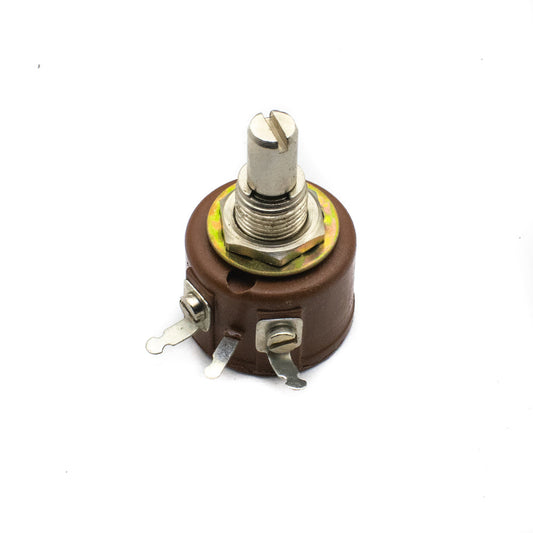 Pankaj 10k ohm Single Turn Wire Wound Potentiometer 10K ohm RW-1 with 19mm Shaft - Electra Traders | Electronic Components & Gadgets India